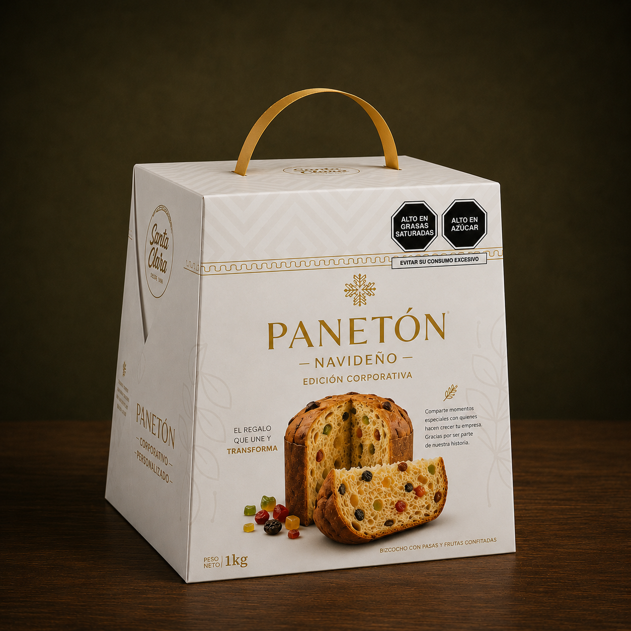 Panetón Personalizado Orindale — caja personalizada
